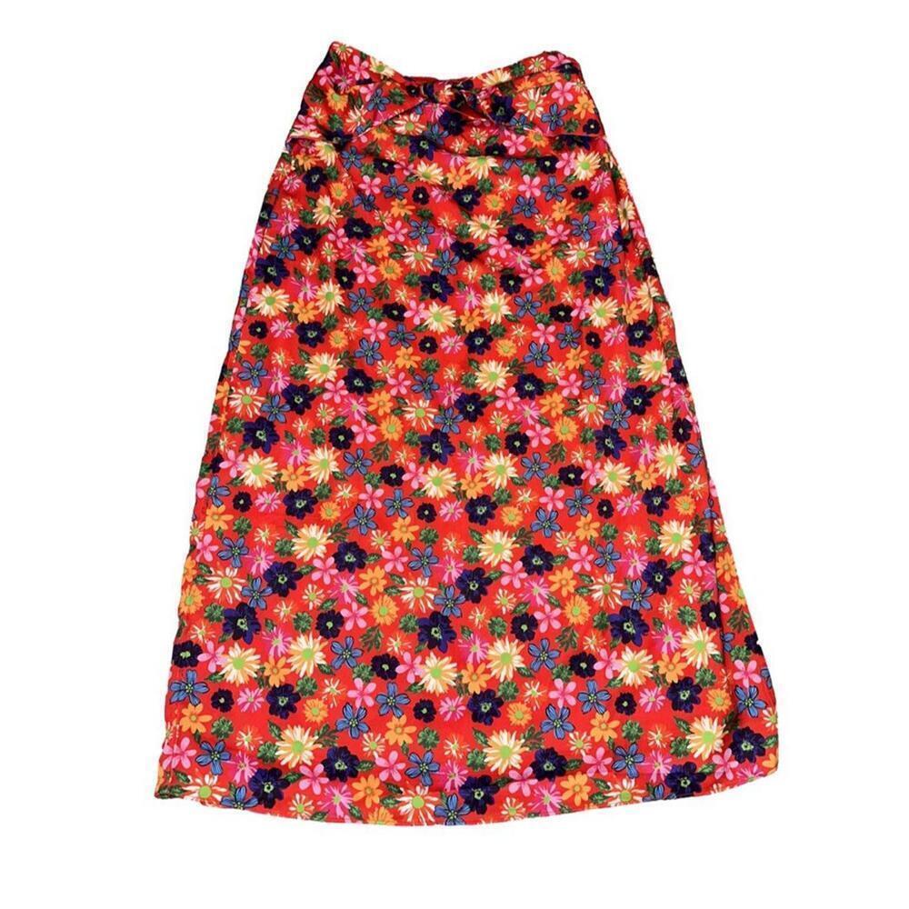 Dee Elly Women Pink Cocktail Dress M Floral Colorful NWOT - Picture 2 of 7